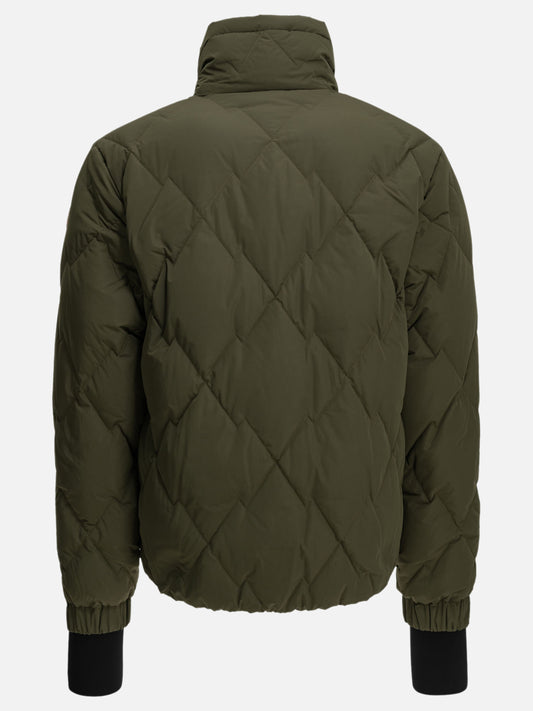 Moncler Grenoble "Bramans" Short Down Jacket Green