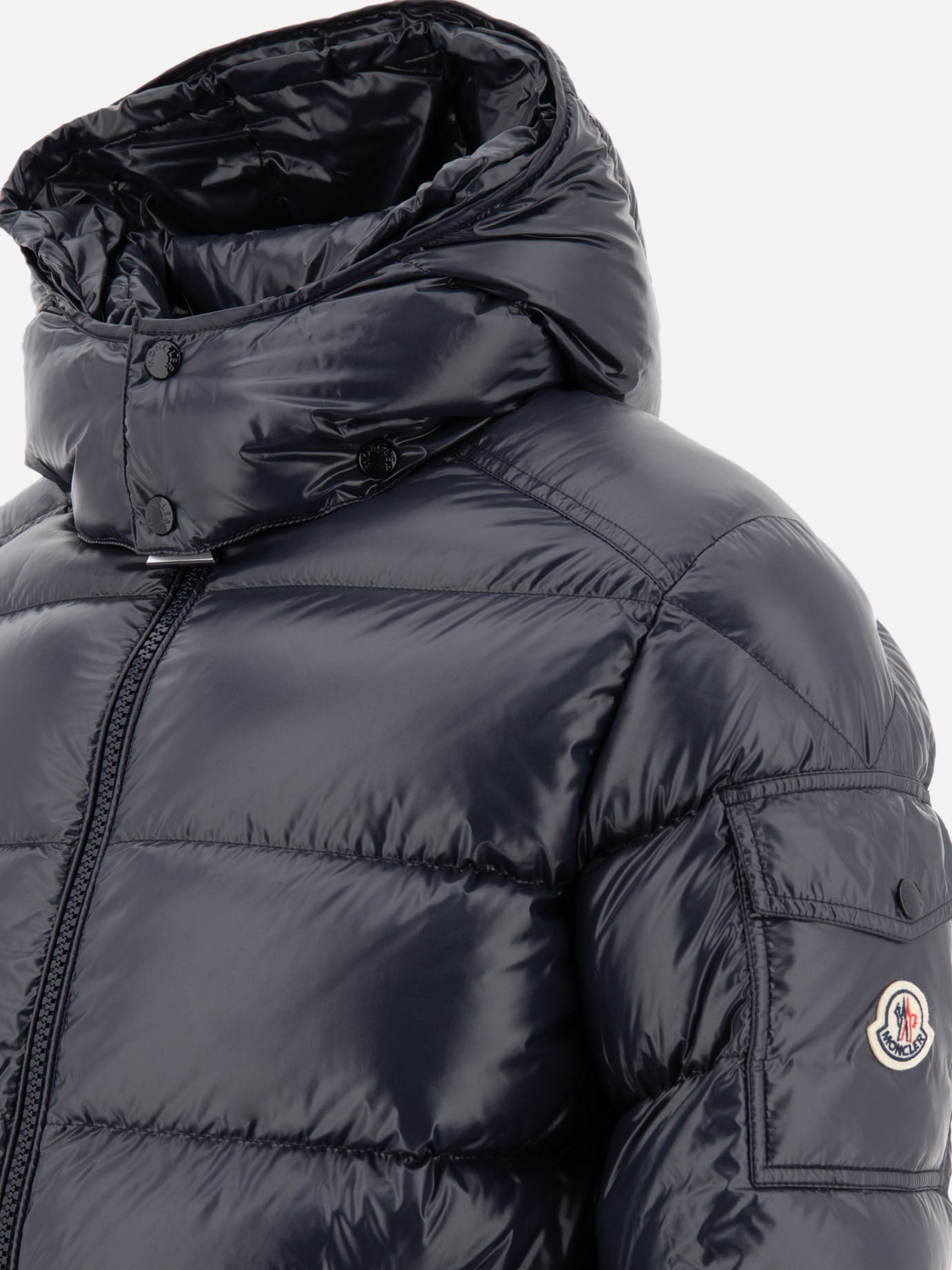 Down jackets Logo Blue - Moncler Men | PDP | VIETTI Online Store | Zoom-Modal_4