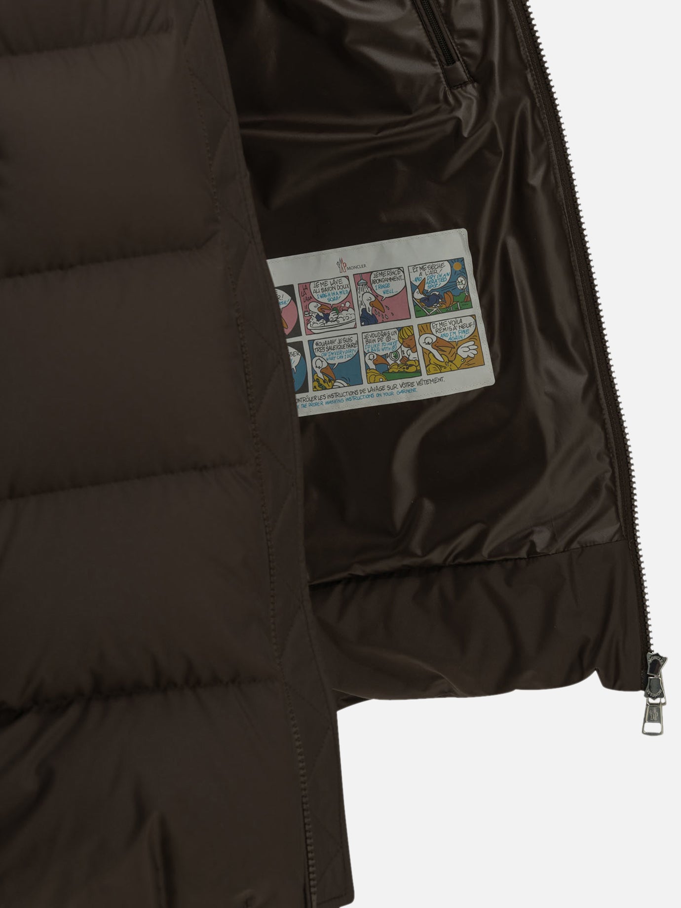 Moncler "Orvelle" Short Down Jacket Brown