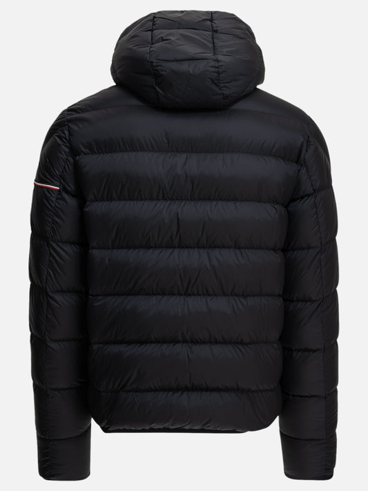 Moncler "Ravenlock" Short Down Jacket Blue