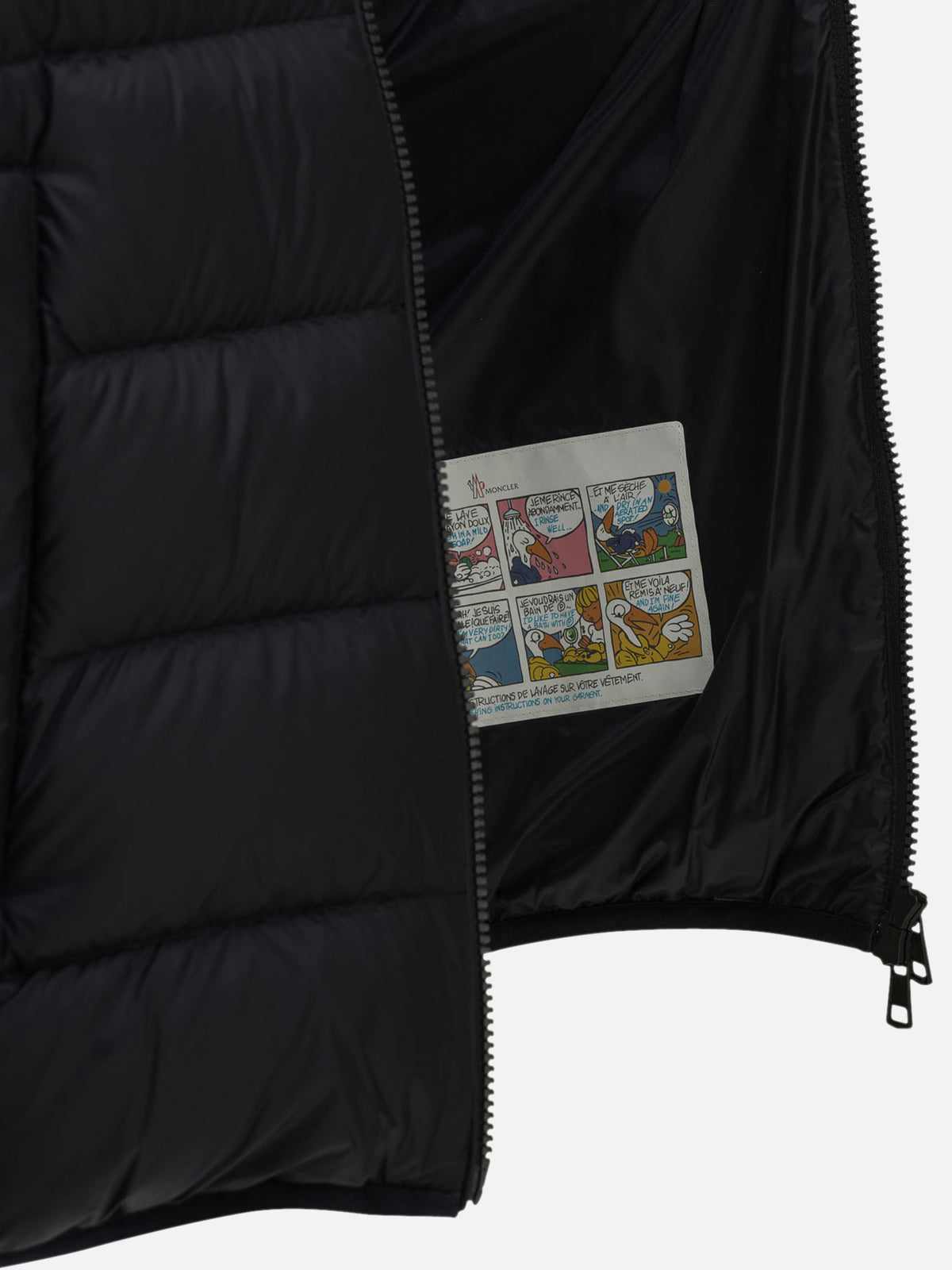Moncler "Ravenlock" Short Down Jacket Blue