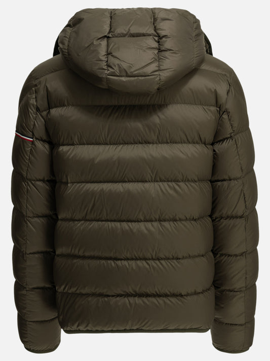 Moncler "Ravenlock" Short Down Jacket Brown