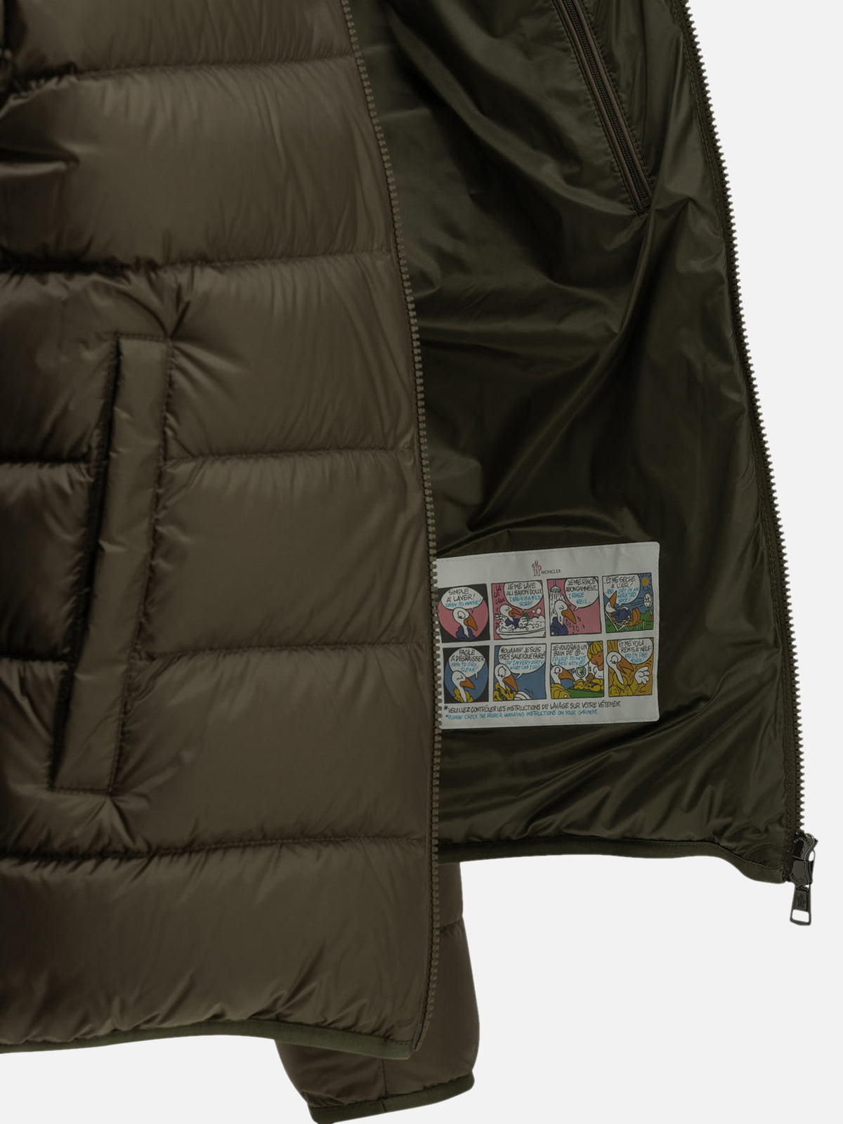 Moncler "Ravenlock" Short Down Jacket Brown