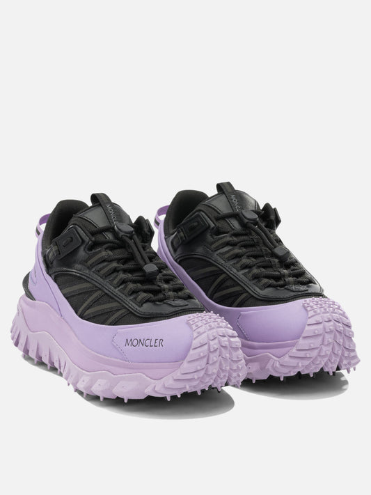 Low top sneakers 100% polyamide - 100% rubber Purple - Moncler Women | PLP | VIETTI Online Store | 2