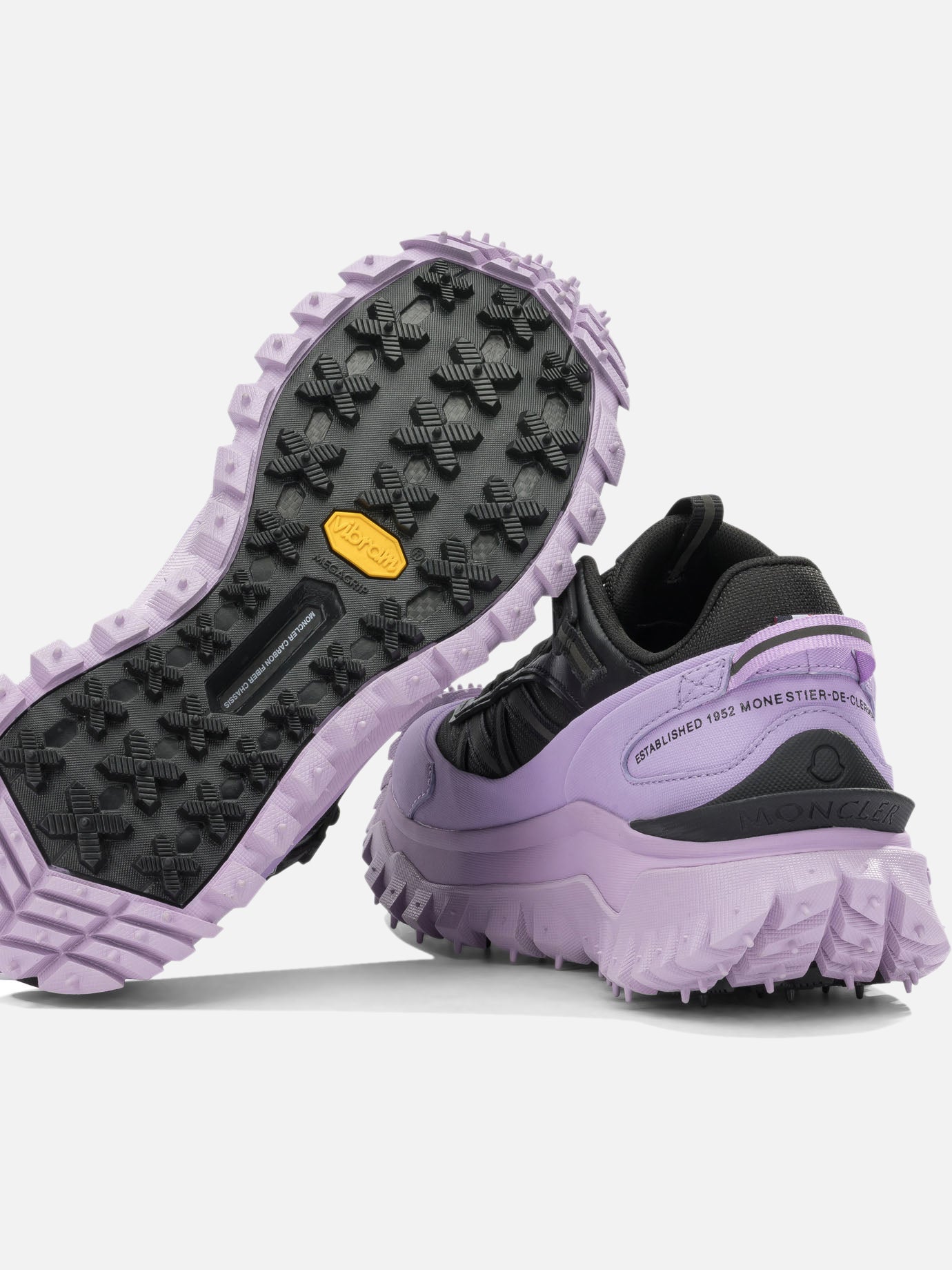 Low top sneakers 100% polyamide - 100% rubber Purple - Moncler Women | PDP | VIETTI Online Store | Zoom-Modal_5