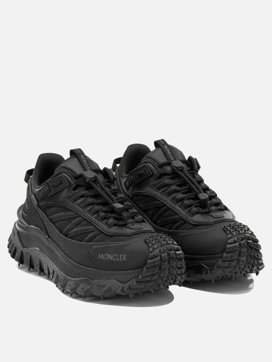Low top sneakers 100% polyamide - 100% rubber Black - Moncler Women | PLP | VIETTI Online Store | 2