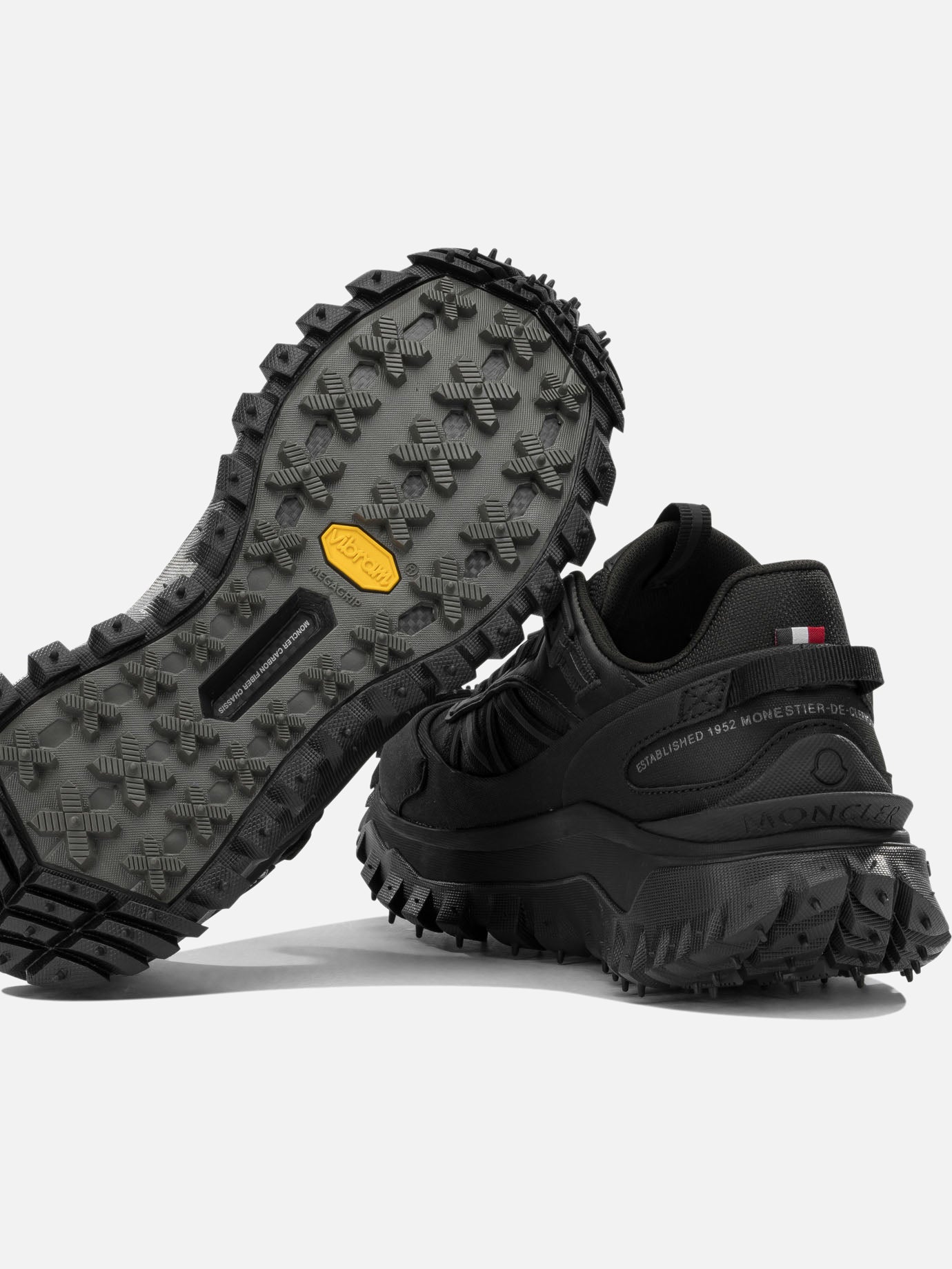 Low top sneakers 100% polyamide - 100% rubber Black - Moncler Women | PDP | VIETTI Online Store | Zoom-Modal_5