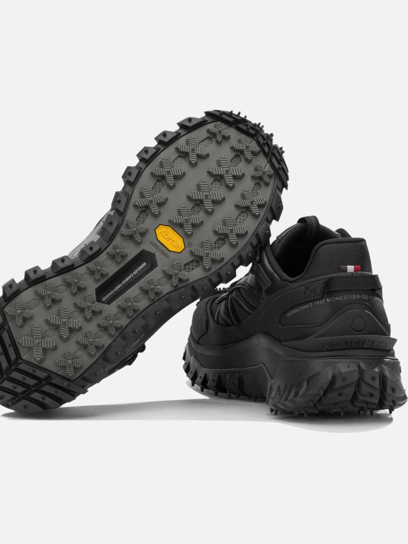 Low top sneakers 60% nylon 40% leather - 100% rubber Black - Moncler Men | PDP | VIETTI Online Store | Zoom-Modal_5