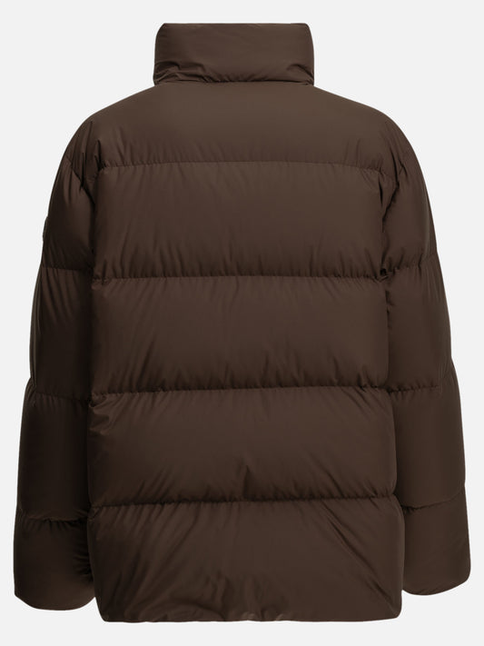 Moncler "Vivantesse" Short Down Jacket Brown