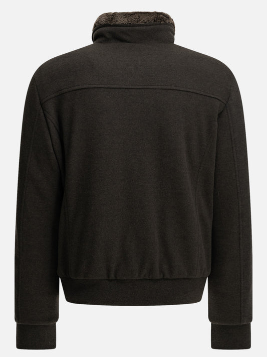 Moorer "Bellati-LS9" Bomber Jacket Brown