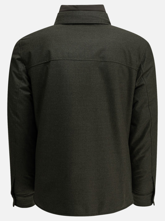 Moorer "Dasson-LL" Overshirt Jacket Green