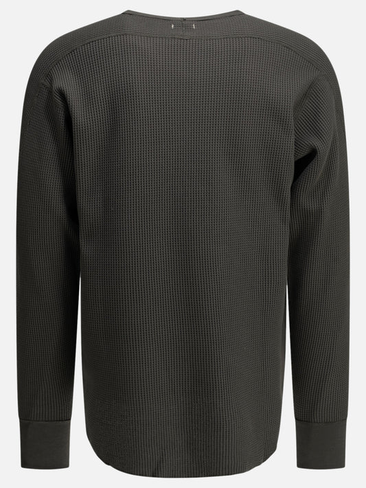 Nanamica "Thermal" Crew-Neck Sweatshirt Grey