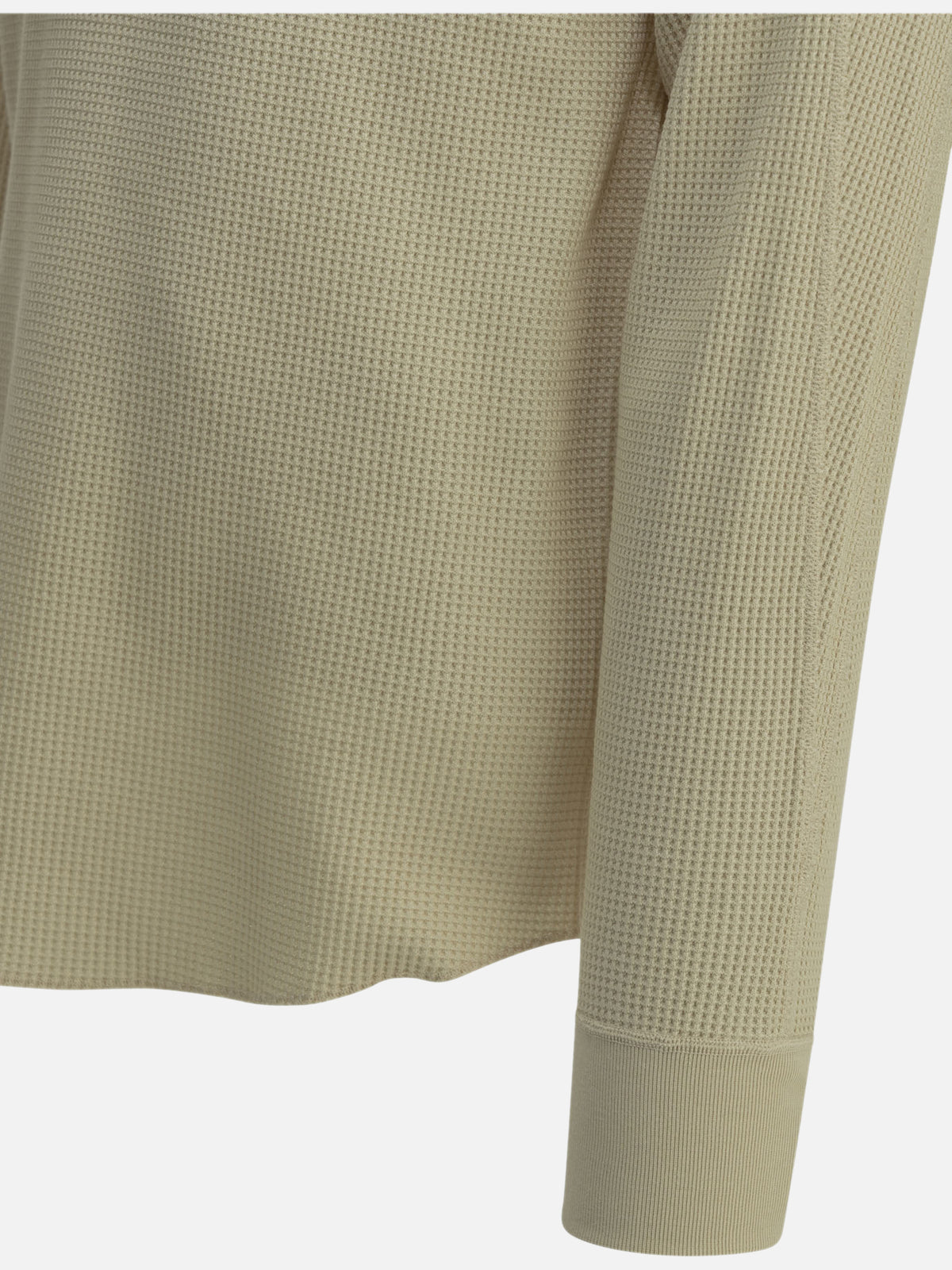 Nanamica "Thermal" Crew-Neck Sweatshirt Beige