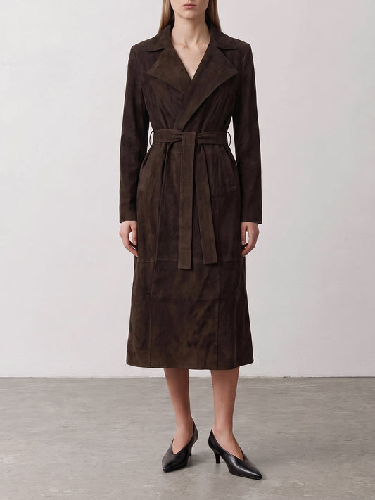 Leather jackets Solid colour Brown - Nour Hammour Women | PLP | VIETTI Online Store | 2