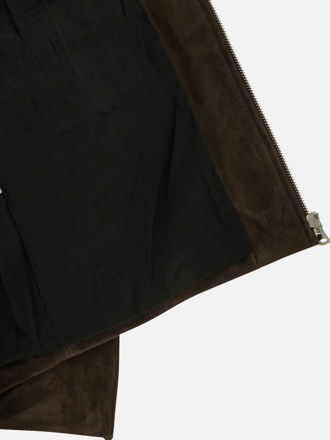 Giacche in pelle Solid colour Marrone - Nour Hammour Donna | PDP | VIETTI Online Store | Zoom-Modal_6