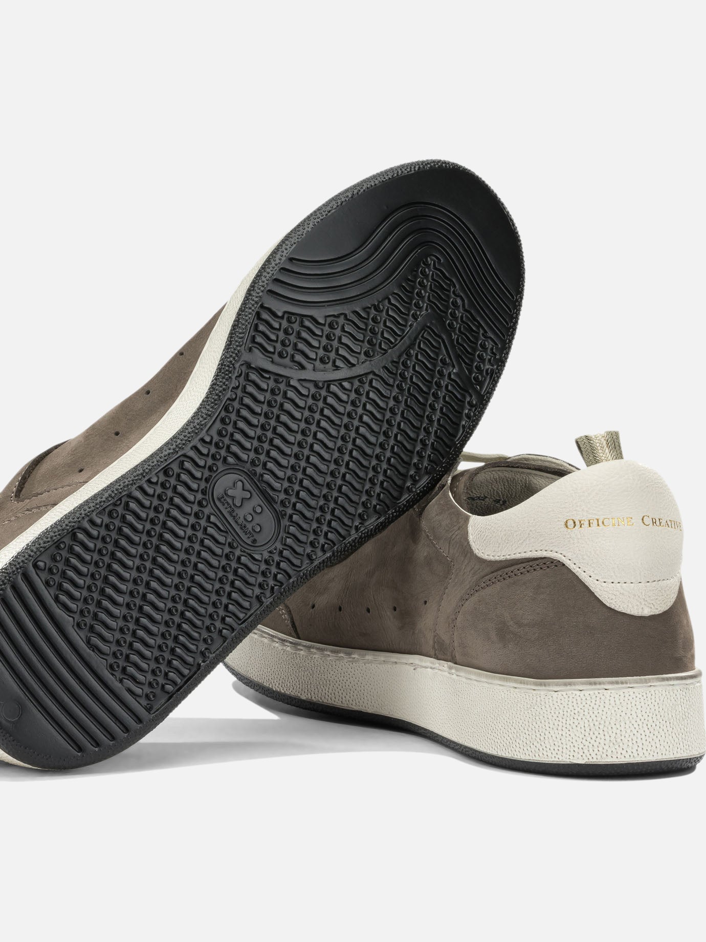 Low top sneakers 100% suede leather - 100% rubber Brown - Officine Creative Men | PDP | VIETTI Online Store | Zoom-Modal_5