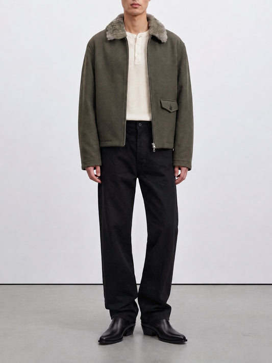 Our Legacy "Evolved" Short Coat Green
