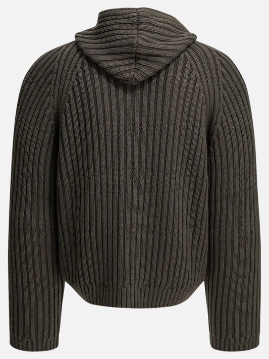 Zipped sweaters Textured knit Green - Our Legacy Men | PDP | VIETTI Online Store | 2