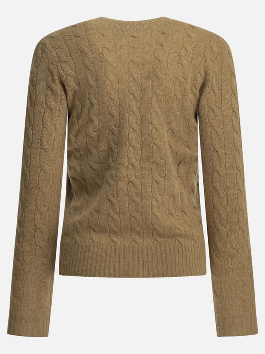 Crewneck sweaters Logo Beige - Polo Ralph Lauren Women | PLP | VIETTI Online Store | 2