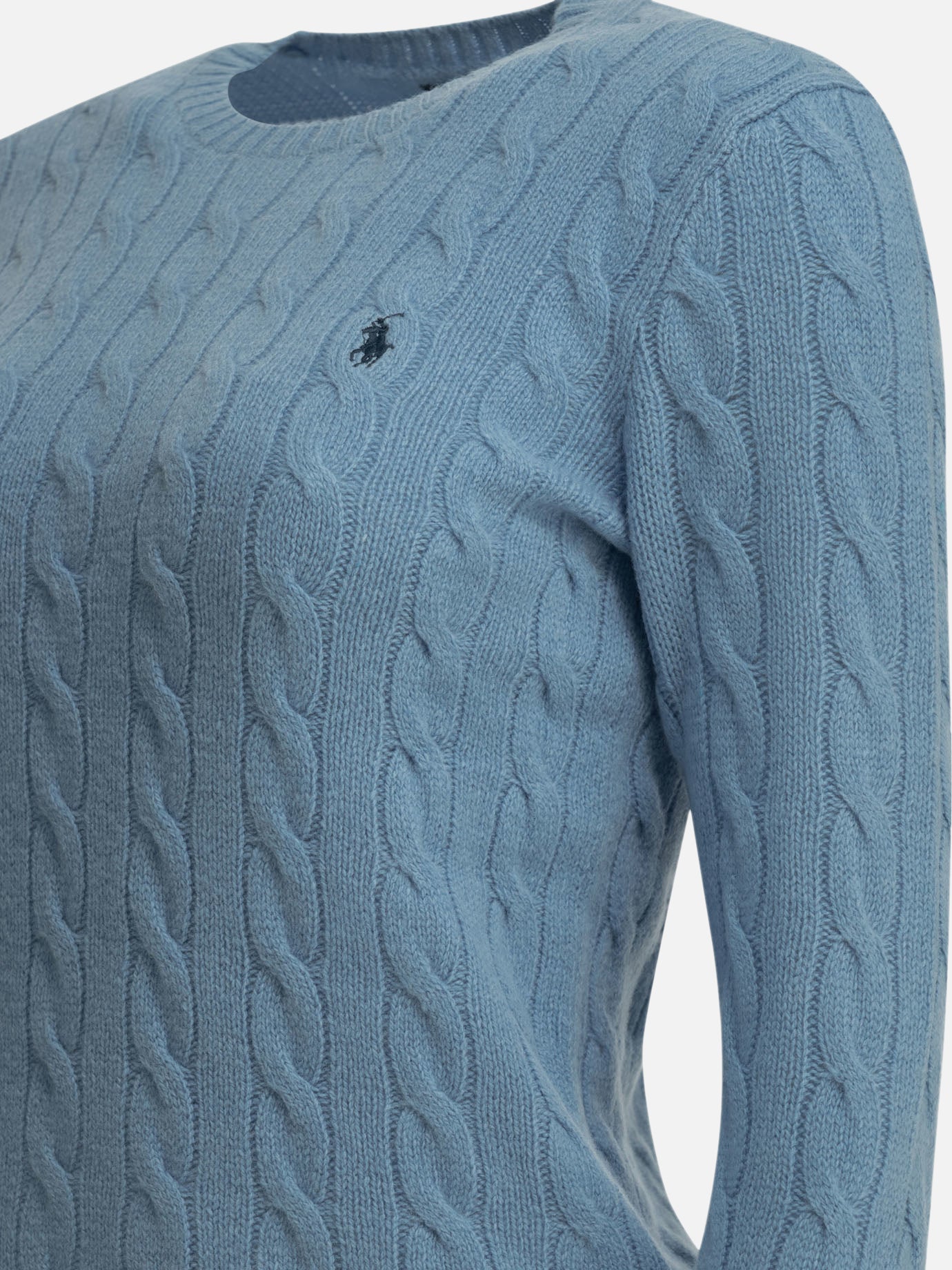 Crewneck sweaters Logo Light blue - Polo Ralph Lauren Women | PDP | VIETTI Online Store | Zoom-Modal_4