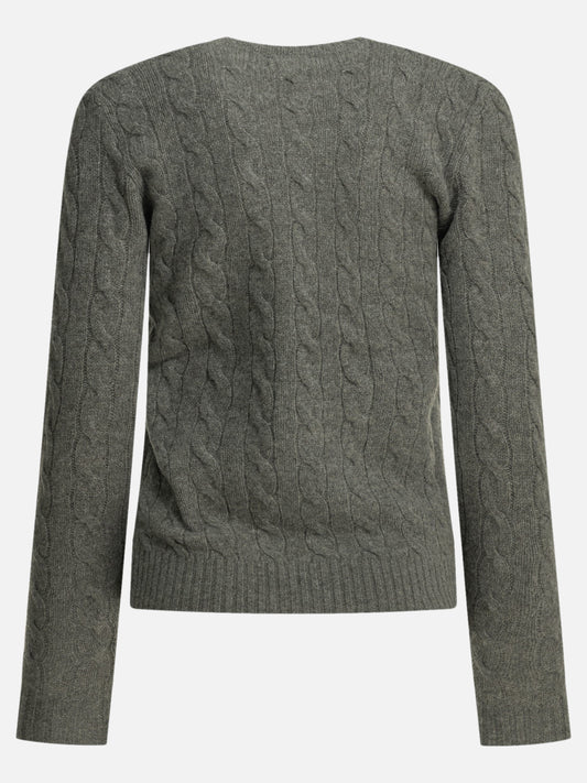 Crewneck sweaters Logo Grey - Polo Ralph Lauren Women | PLP | VIETTI Online Store | 2