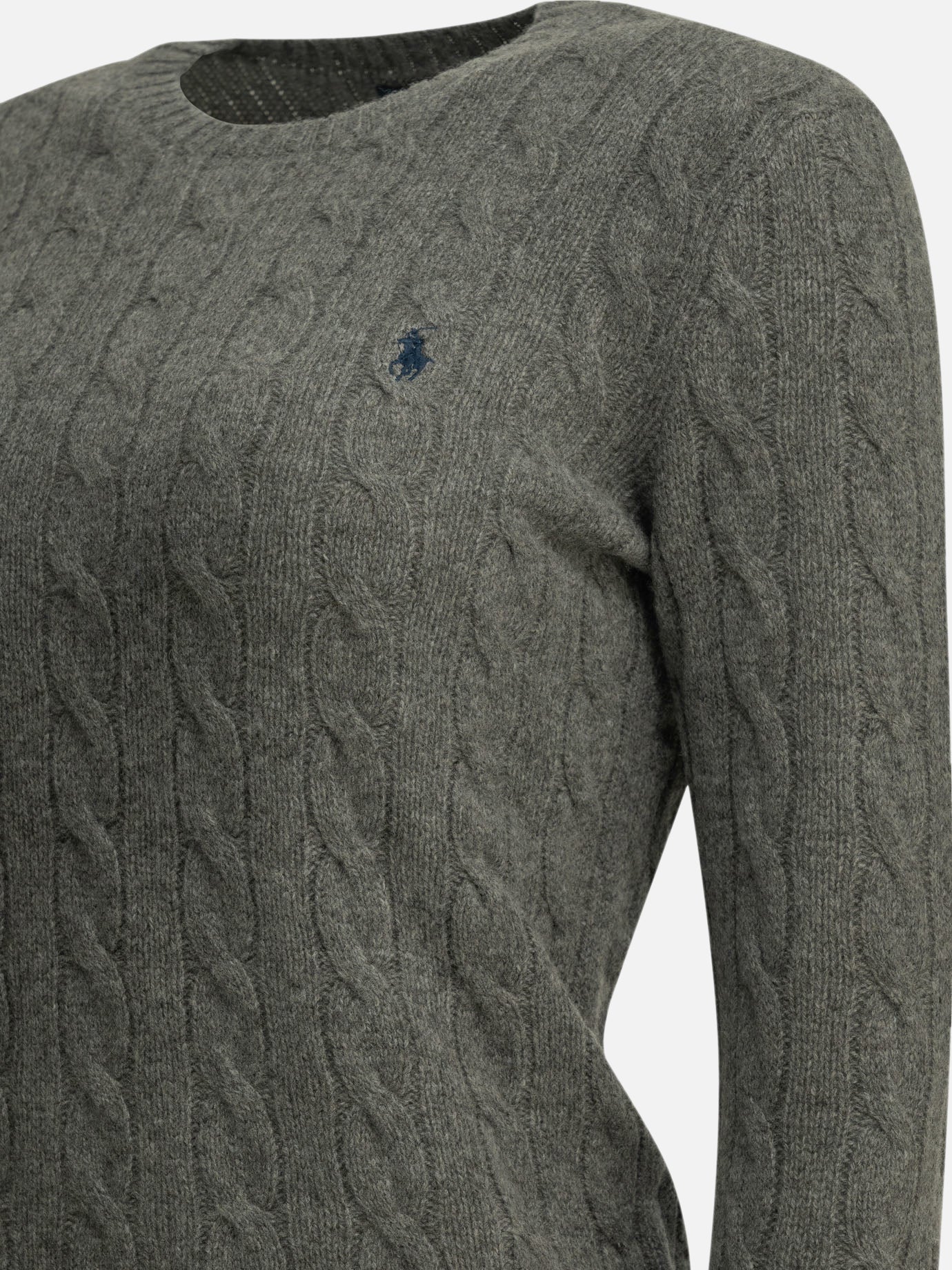 Crewneck sweaters Logo Grey - Polo Ralph Lauren Women | PDP | VIETTI Online Store | Zoom-Modal_4