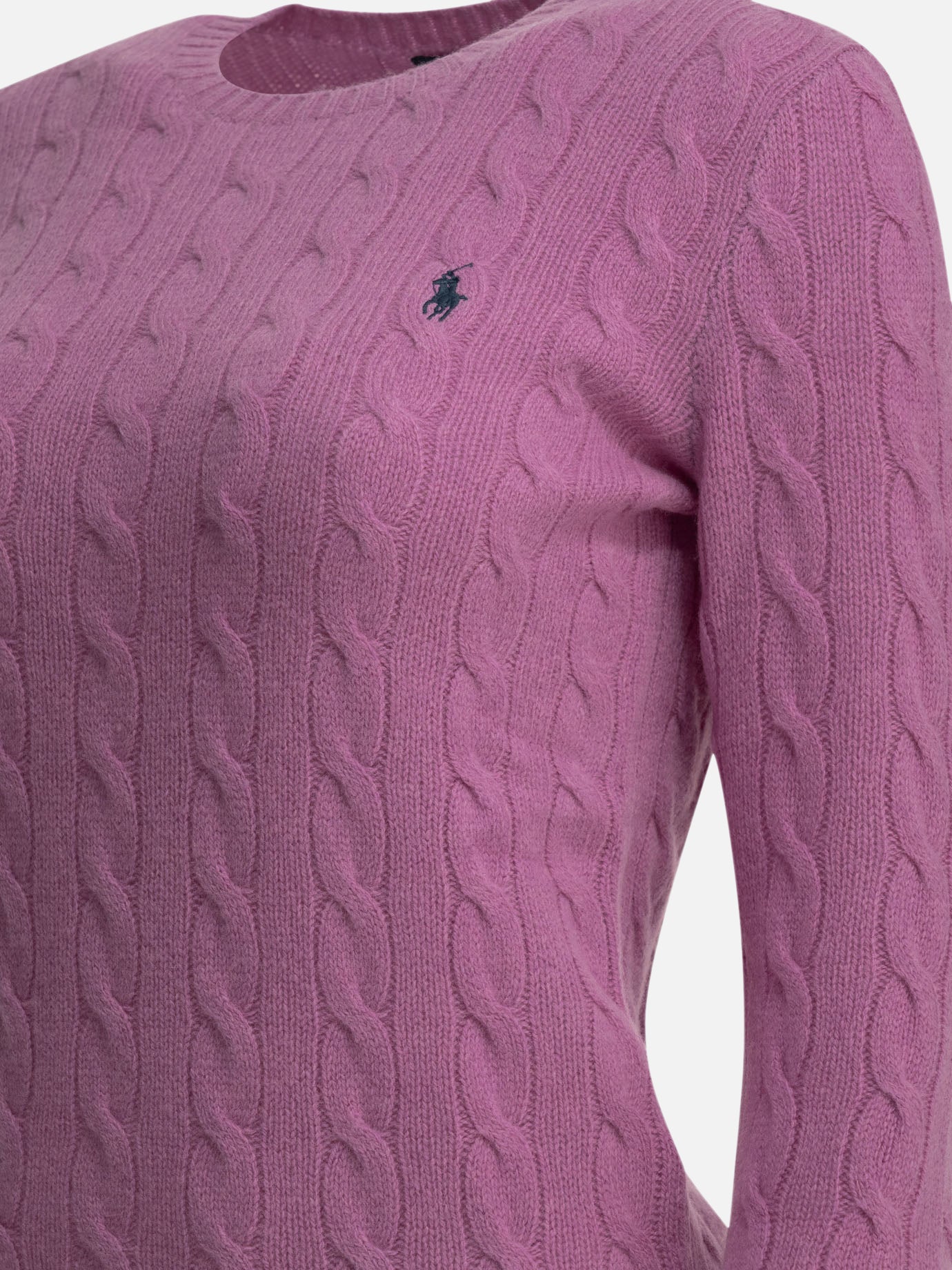 Crewneck sweaters Logo Fuchsia - Polo Ralph Lauren Women | PDP | VIETTI Online Store | Zoom-Modal_4