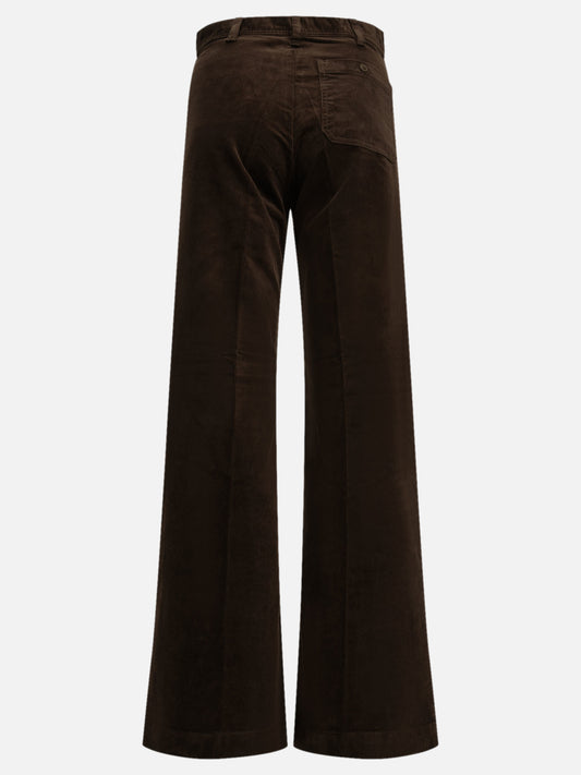 Leisure trousers Solid colour Brown - Polo Ralph Lauren Women | PLP | VIETTI Online Store | 2