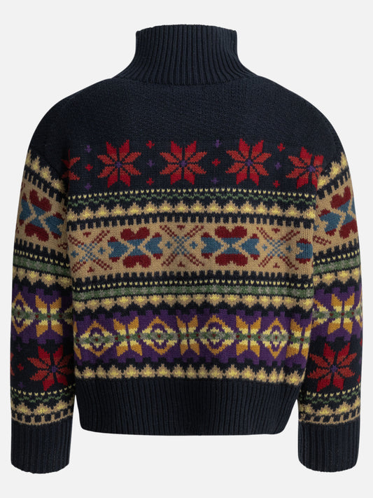 Turtleneck sweaters Textured knit Blue - Polo Ralph Lauren Women | PLP | VIETTI Online Store | 2