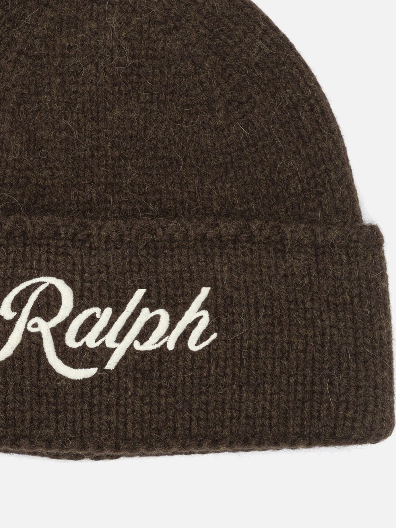 Polo Ralph Lauren Wool Beanie with Logo Brown