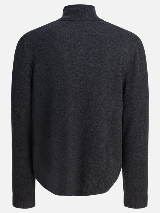 Polo Ralph Lauren Sweater with a half-zip and logo Grey
