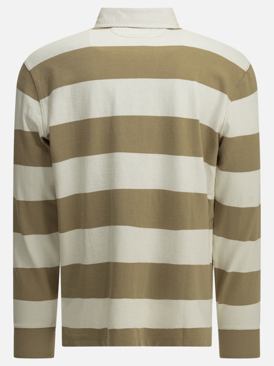 Polo Ralph Lauren "Polo Bear" Button-Down Polo Shirt Beige