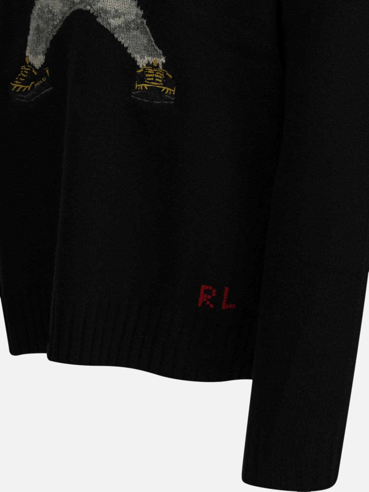 Polo Ralph Lauren "Polo Bear x Yankees" Crew-Neck Sweater Black