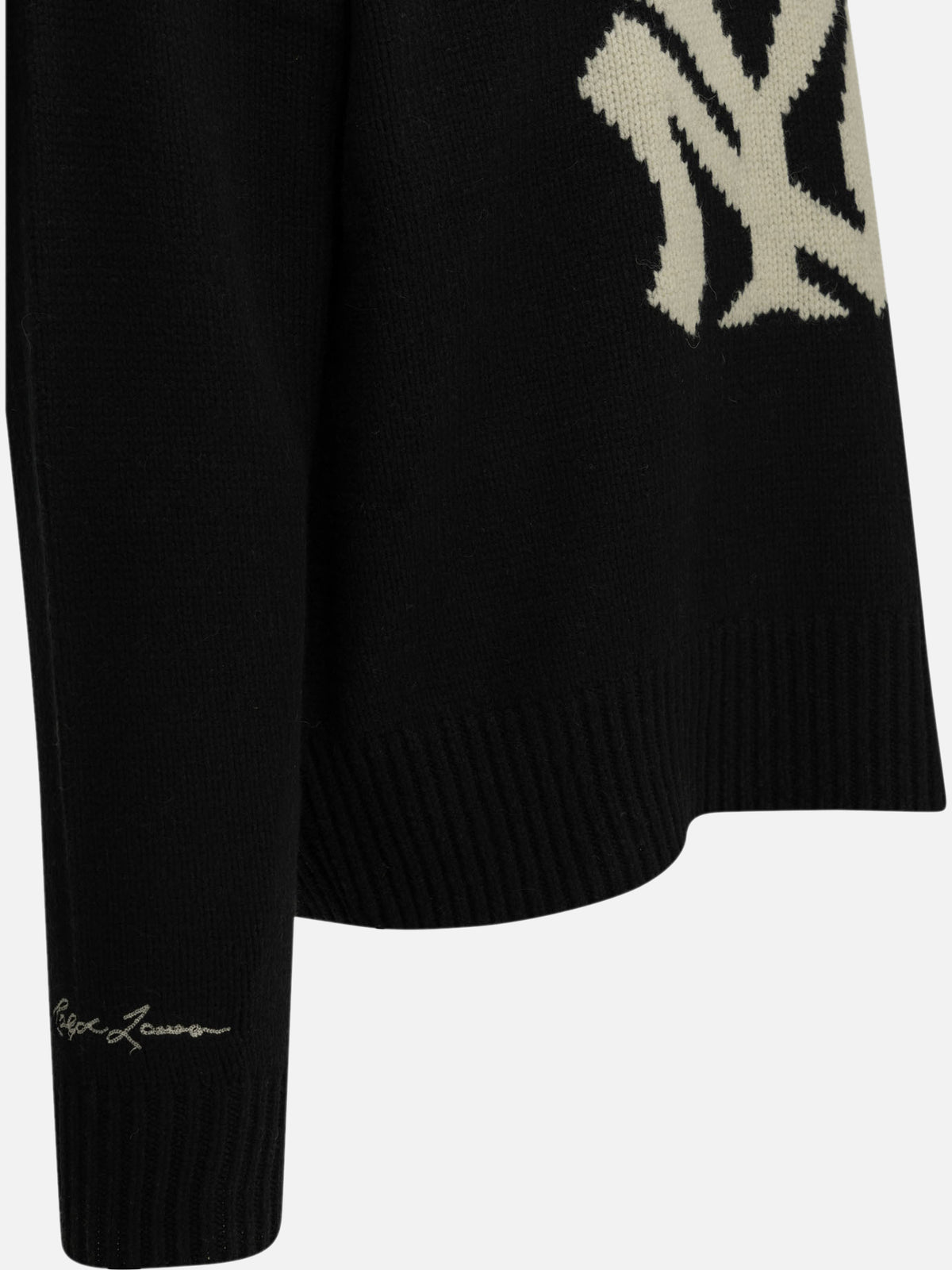 Polo Ralph Lauren "Yankees" Crew-Neck Sweater Black