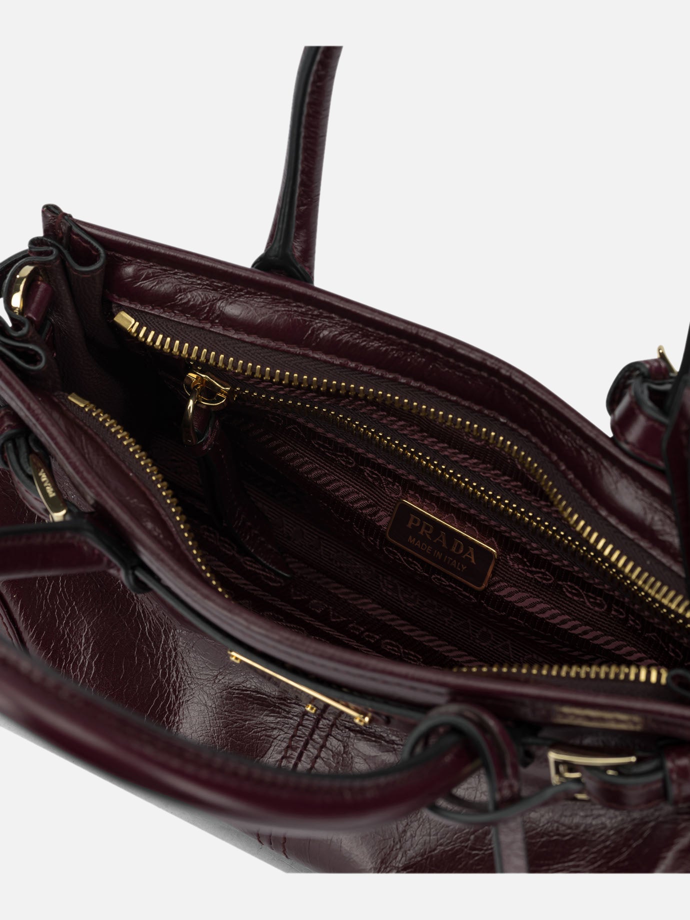 Small bags 100% calf leather Bordeaux - Prada Women | PDP | VIETTI Online Store | Zoom-Modal_5