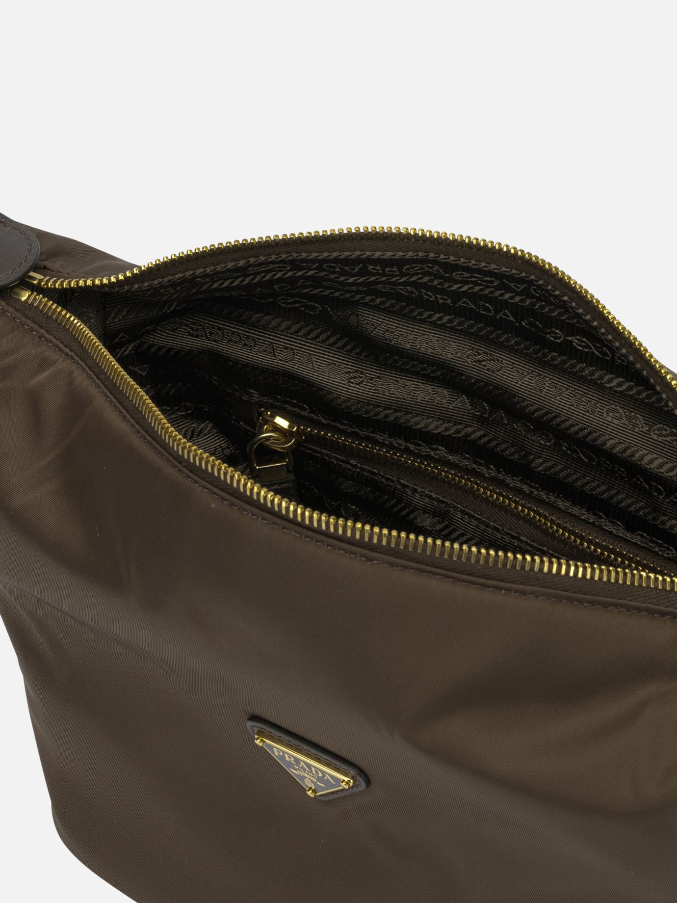 Small bags 100% calf leather - Lining: 100% recycled polyamide Brown - Prada Women | PDP | VIETTI Online Store | Zoom-Modal_5