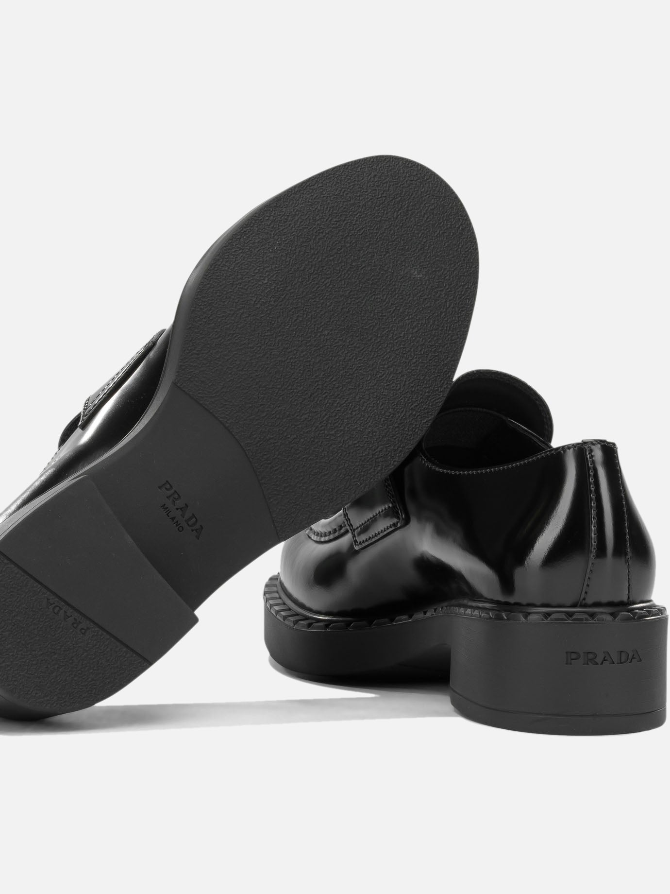 Loafers 100% calf leather Black - Prada Women | PDP | VIETTI Online Store | Zoom-Modal_5