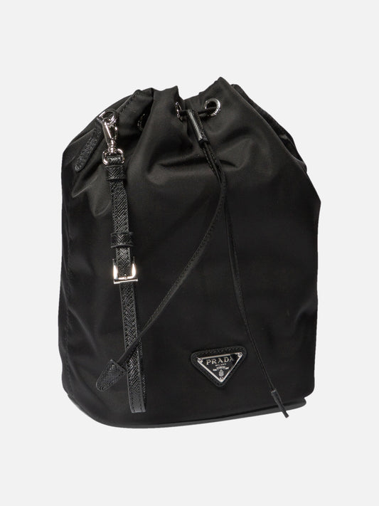 Pouch 100% recycled polyamide - 100% viscose Black - Prada Women | PLP | VIETTI Online Store | 2