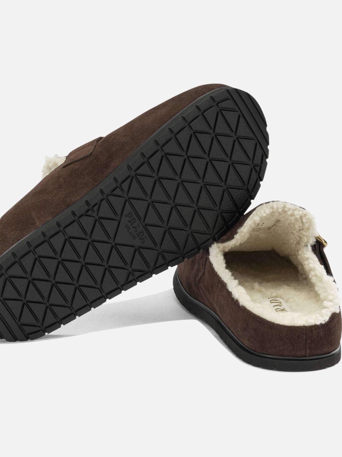 Mocassini 100% calf leather - 100% ovis aries Marrone - Prada Donna | PDP | VIETTI Online Store | Zoom-Modal_5