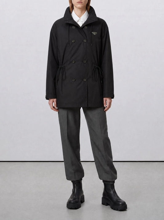 Raincoats & Trench coats Logo Black - Prada Women | PLP | VIETTI Online Store | 2