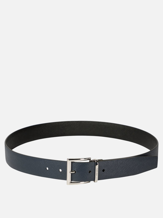 Leather belts 100% lamb leather Black - Prada Men | PLP | VIETTI Online Store | 2