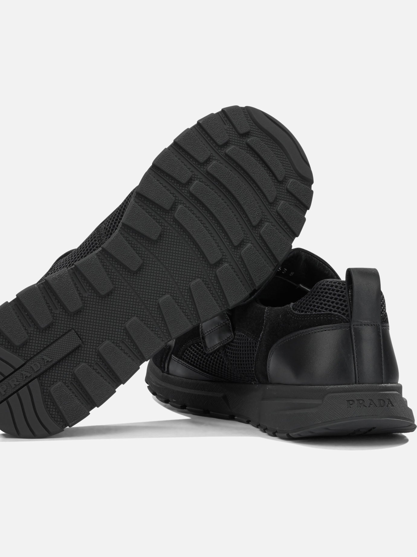 Loafers 100% polyester - 100% calf leather Black - Prada Men | PDP | VIETTI Online Store | Zoom-Modal_5