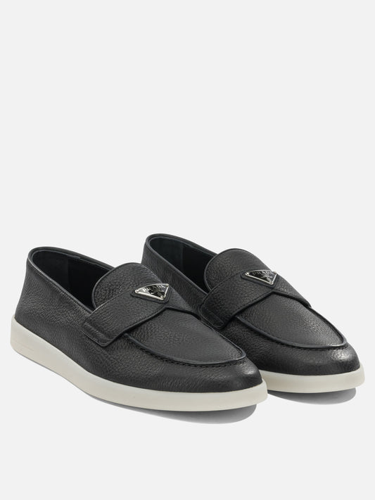Loafers 100% calf leather - 100% rubber Black - Prada Men | PLP | VIETTI Online Store | 2