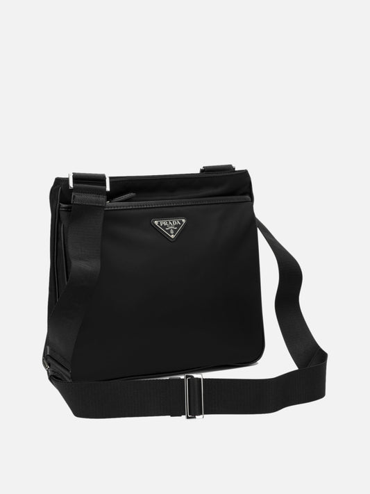 Small bags 100% nylon 100% leather - Lining: 100% recycled polyamide Black - Prada Men | PLP | VIETTI Online Store | 2