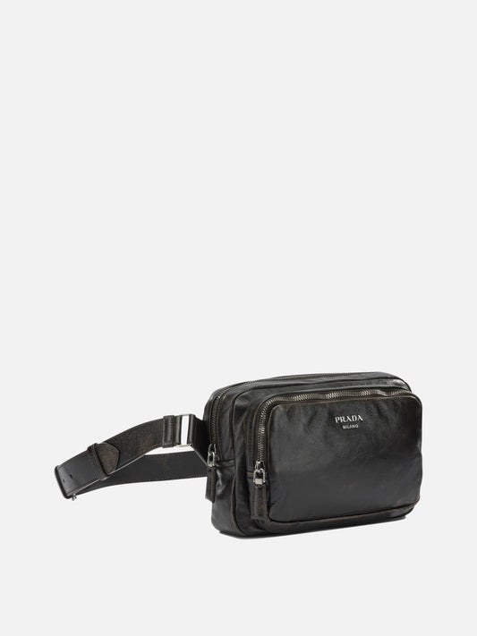 Small bags 100% lamb leather Brown - Prada Men | PLP | VIETTI Online Store | 2