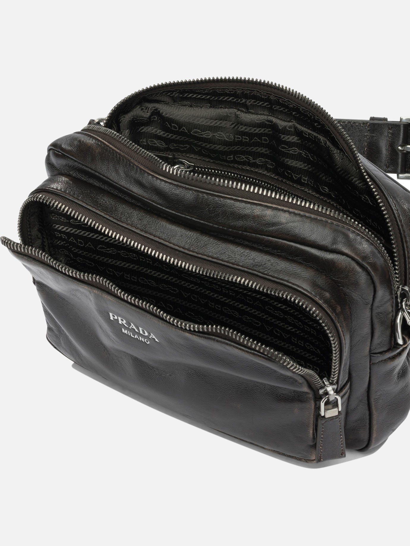 Small bags 100% lamb leather Brown - Prada Men | PDP | VIETTI Online Store | Zoom-Modal_5