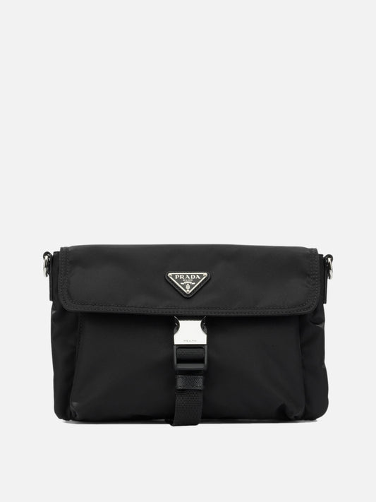 Prada Small Re-Nylon Croosbody Bag Black