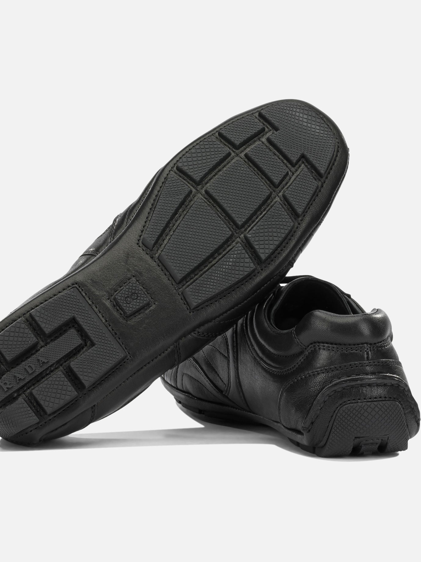 Sneaker basse 100% lamb leather - 100% lamb leather Nero - Prada Uomo | PDP | VIETTI Online Store | Zoom-Modal_5