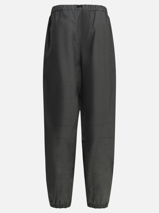 Cargo & parachute trousers Solid colour Grey - Prada Women | PLP | VIETTI Online Store | 2