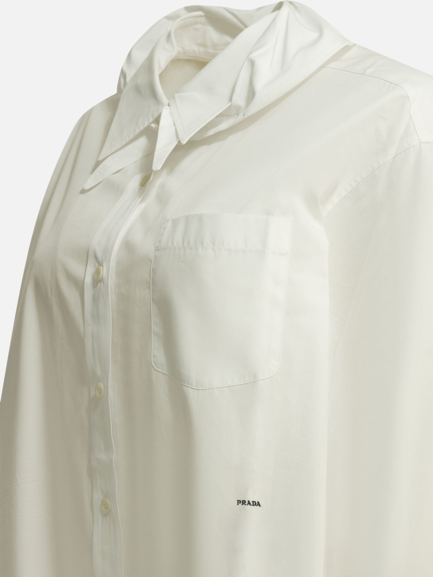 Casual shirts Logo White - Prada Women | PDP | VIETTI Online Store | Zoom-Modal_6